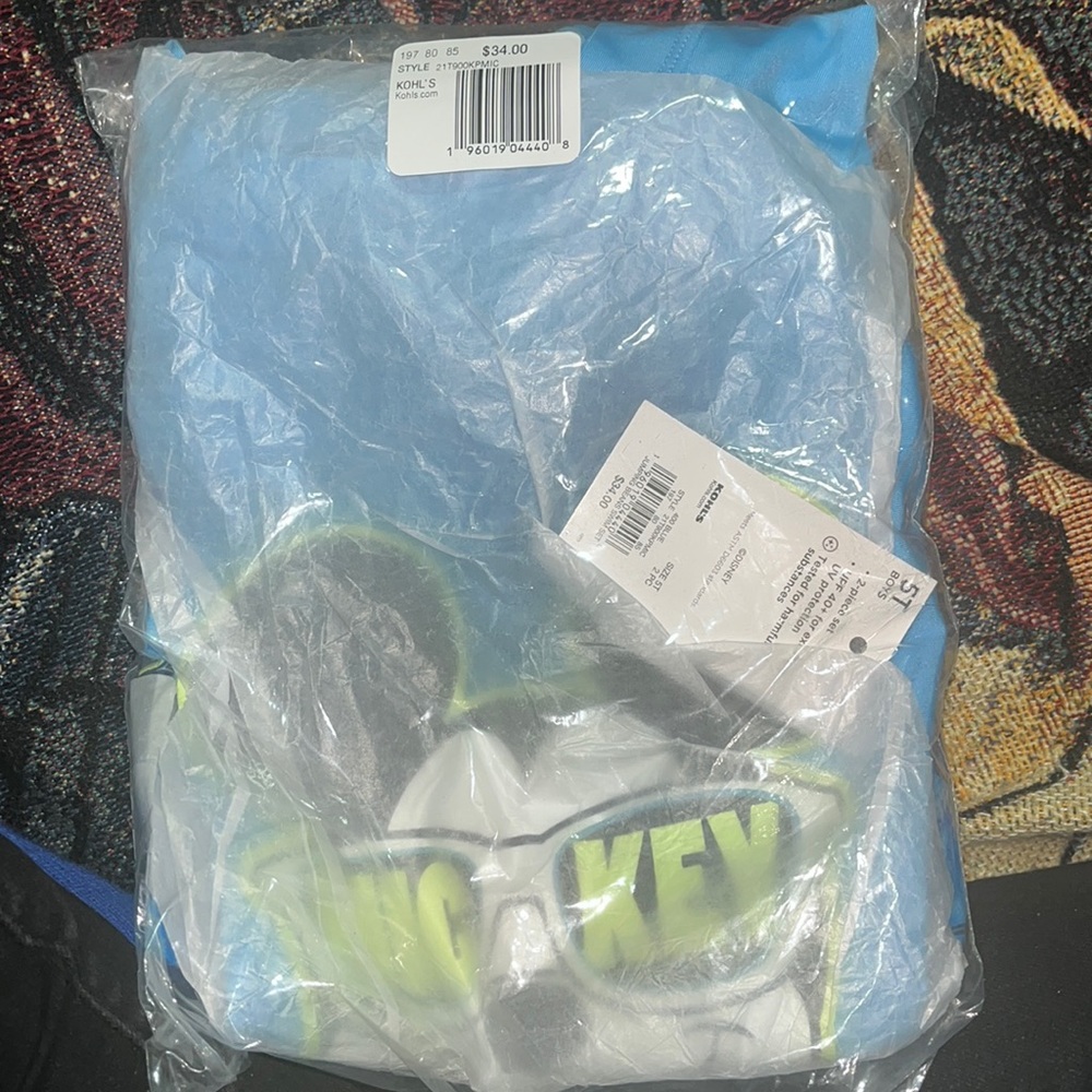 Size 5T 2-Pc Set. Brand new. Never worn. Tags are still attached! Swimsuit.